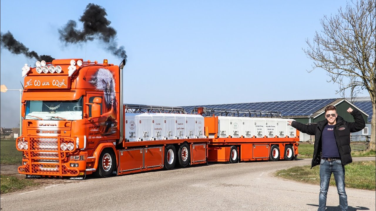 THIS IS THE SCANIA 144 530 ''EEL CATCHER'' FROM FA. W. VAN WIJK [VLOG]