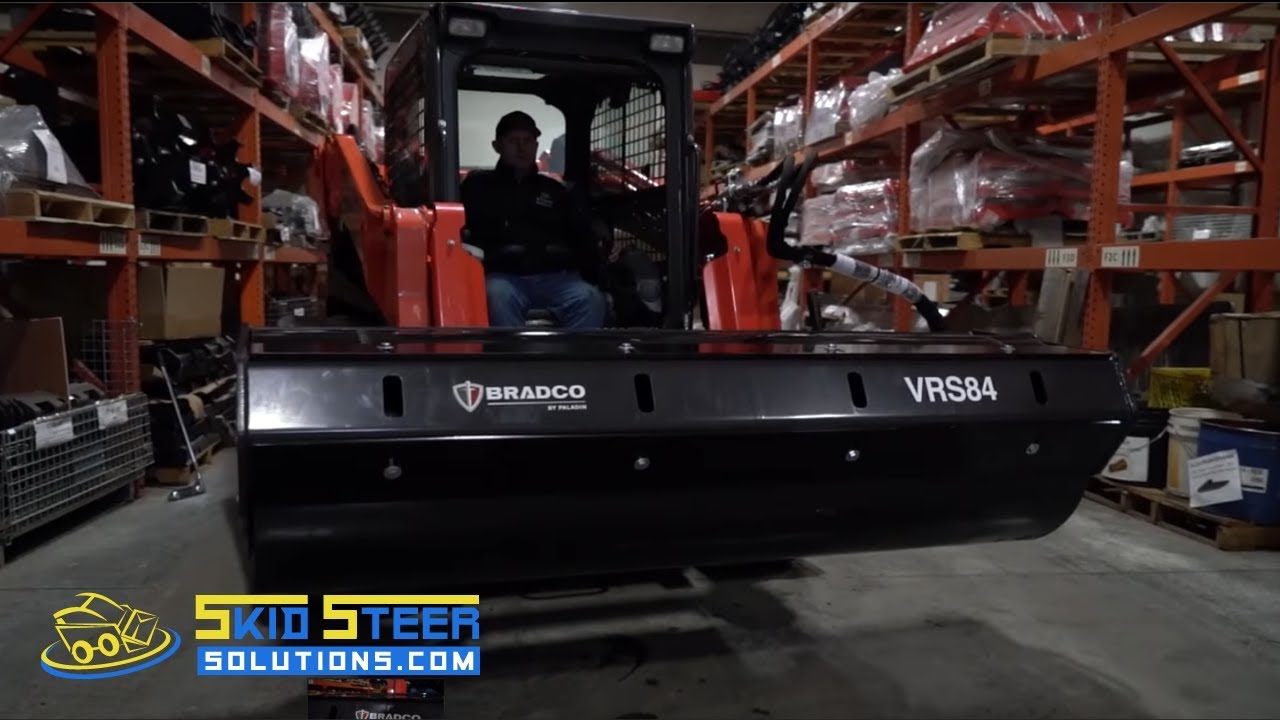 Bradco Skid Steer Vibratory Roller Attachment | Warehouse Walkthrough