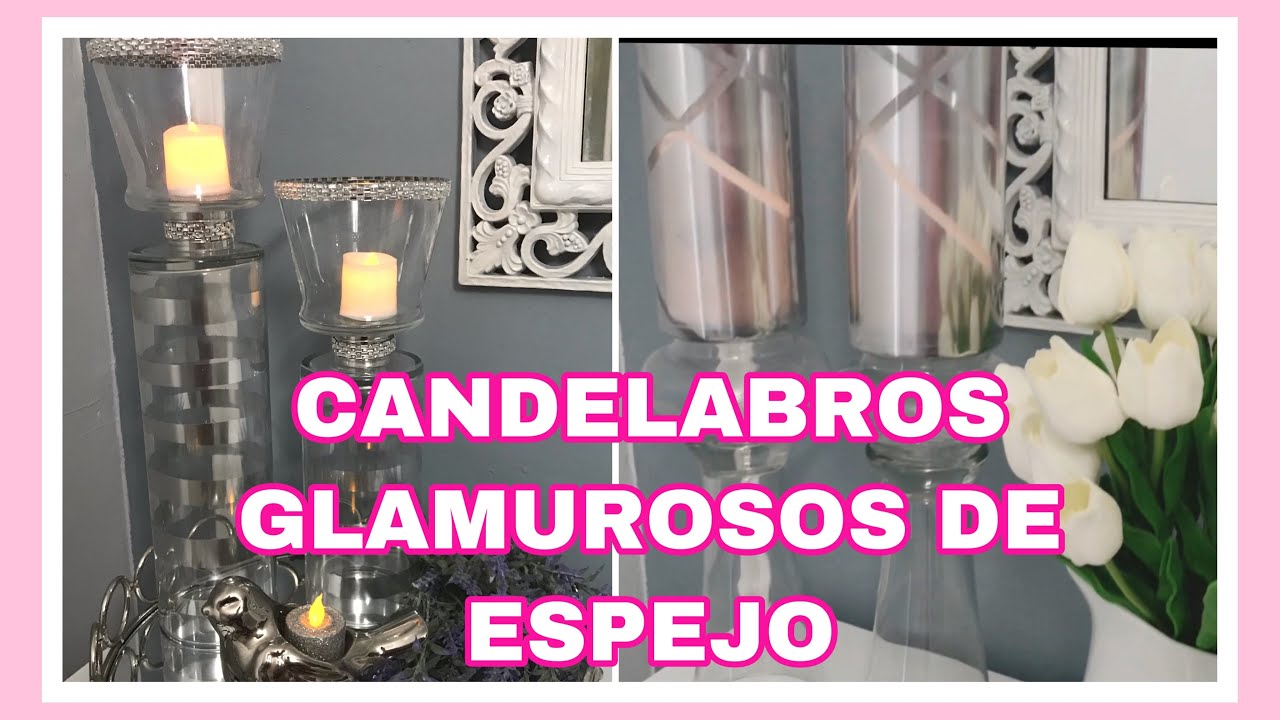 DIY  ELEGANTES CON EFECTO ESPEJO/ IDEAS PARA DECORAR TU HOGAR