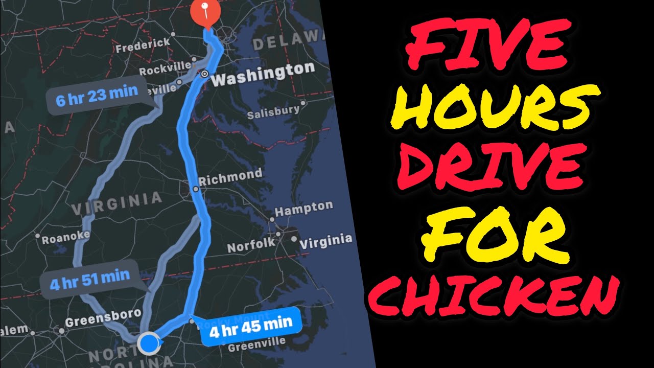 DRIVING 5 HOURS FOR CHICKEN 🍗!!!! LOL