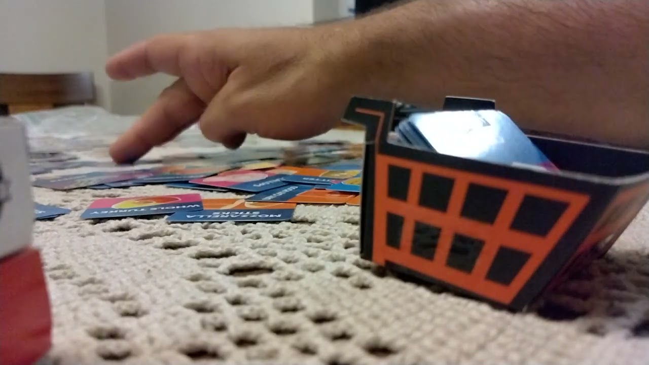 Supermarket Sweep board game from 2021 showdown.
