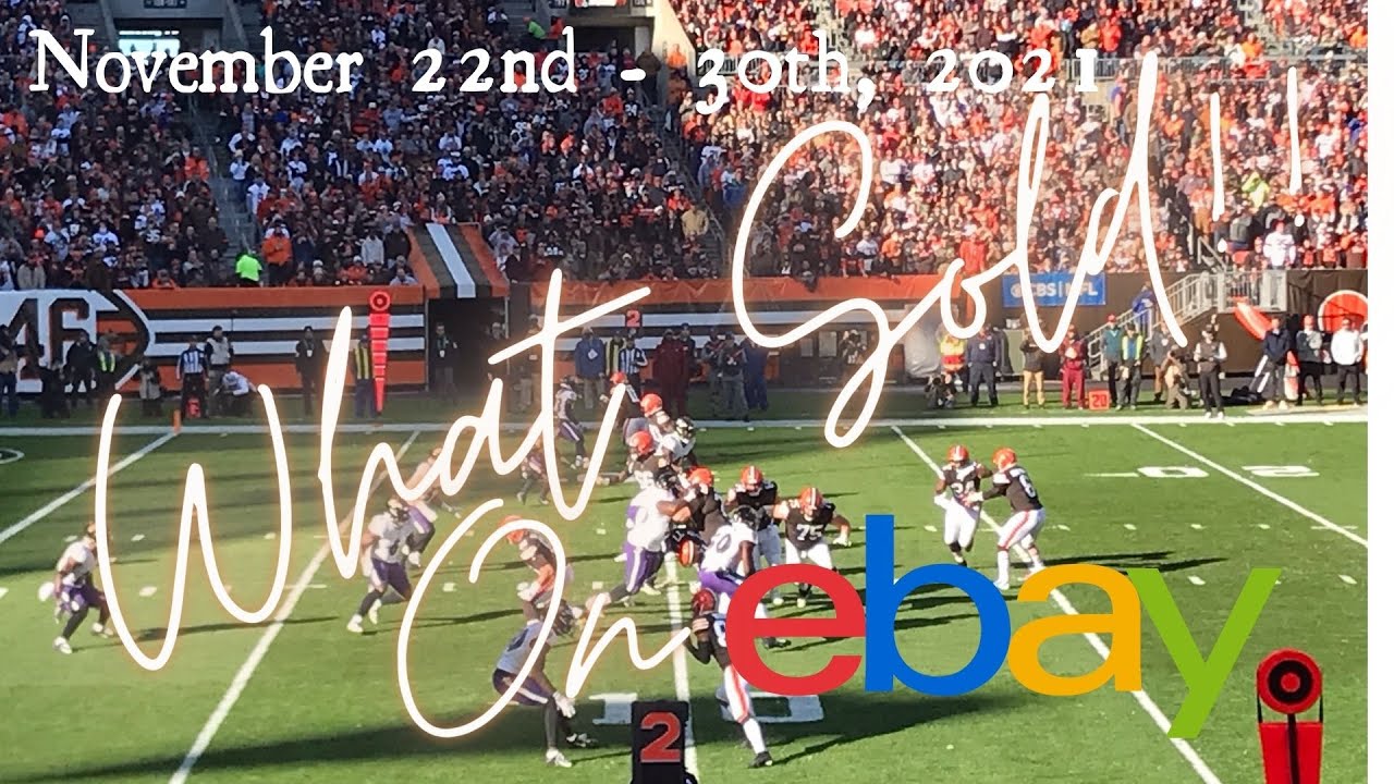 What Sold on eBay November 22nd - 30th 2021 - Over $11K IN THE BOOKS