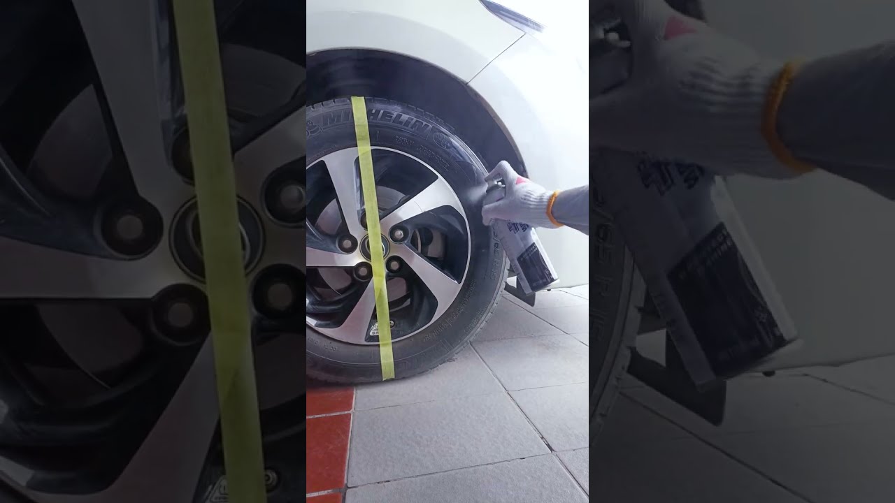 [Tire Shine Spray] How to make the tire more shinny?
