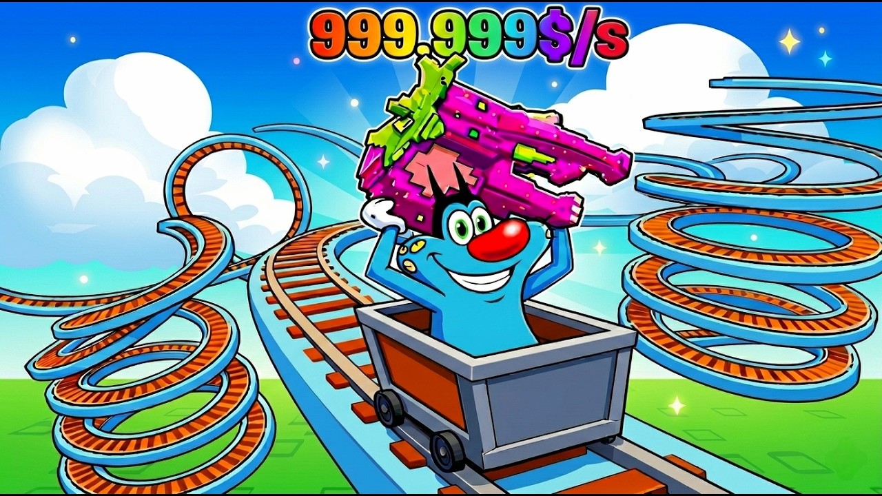 Roblox Oggy Playing Cart Ride For Brainrot With Jack