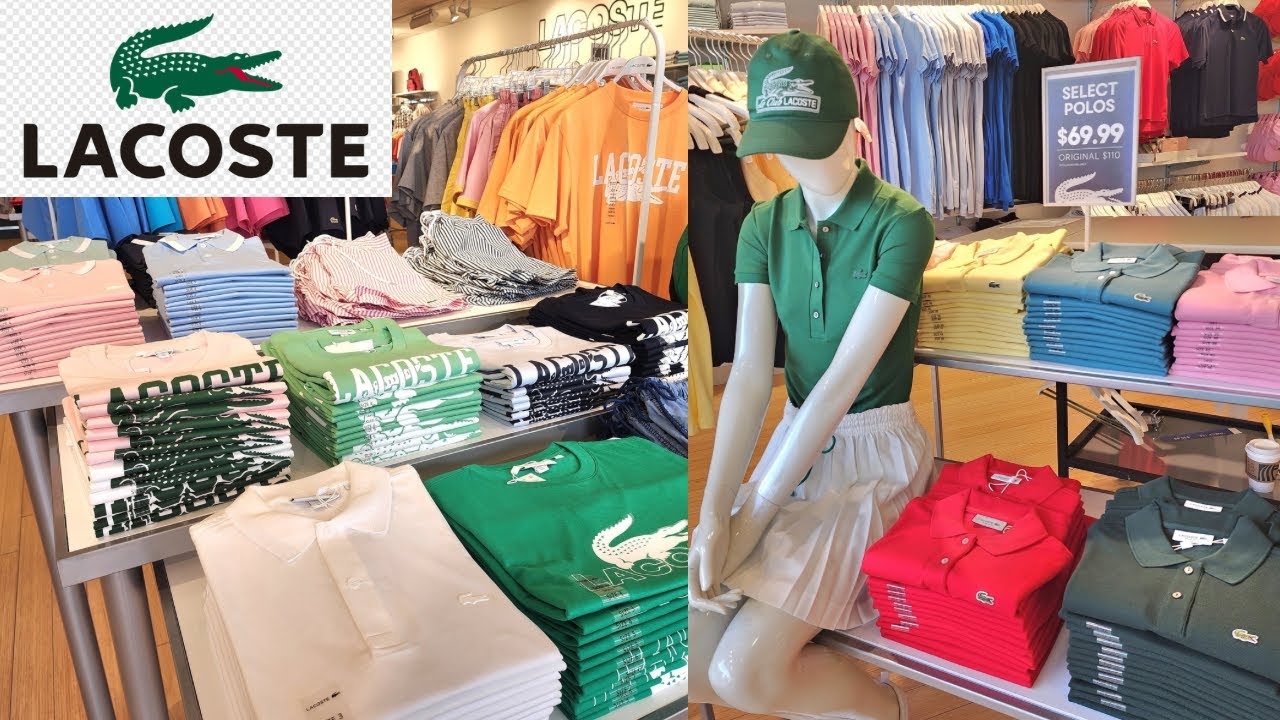 50%OFF LACOSTE T-SHIRT FOR MEN AND WOMEN// LACOSTE OUTLET ☆ SHOP WITH ME!!