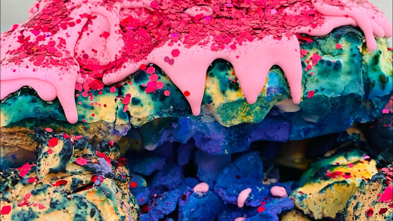 💕 broken mudpie collab with @pao-asmr-acct ✨✨ #asmr #oddlysatisfying  #chalk  #relax