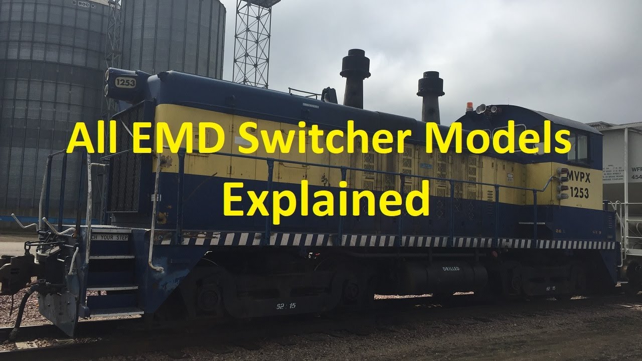 All EMD Yard Switcher Models Explained (SW/SC/NW/NC/MP/T/TR)
