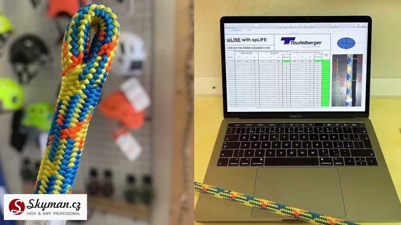Teufelberger drenaLINE complete splicing, whipping and testing - 5 min time-lapse