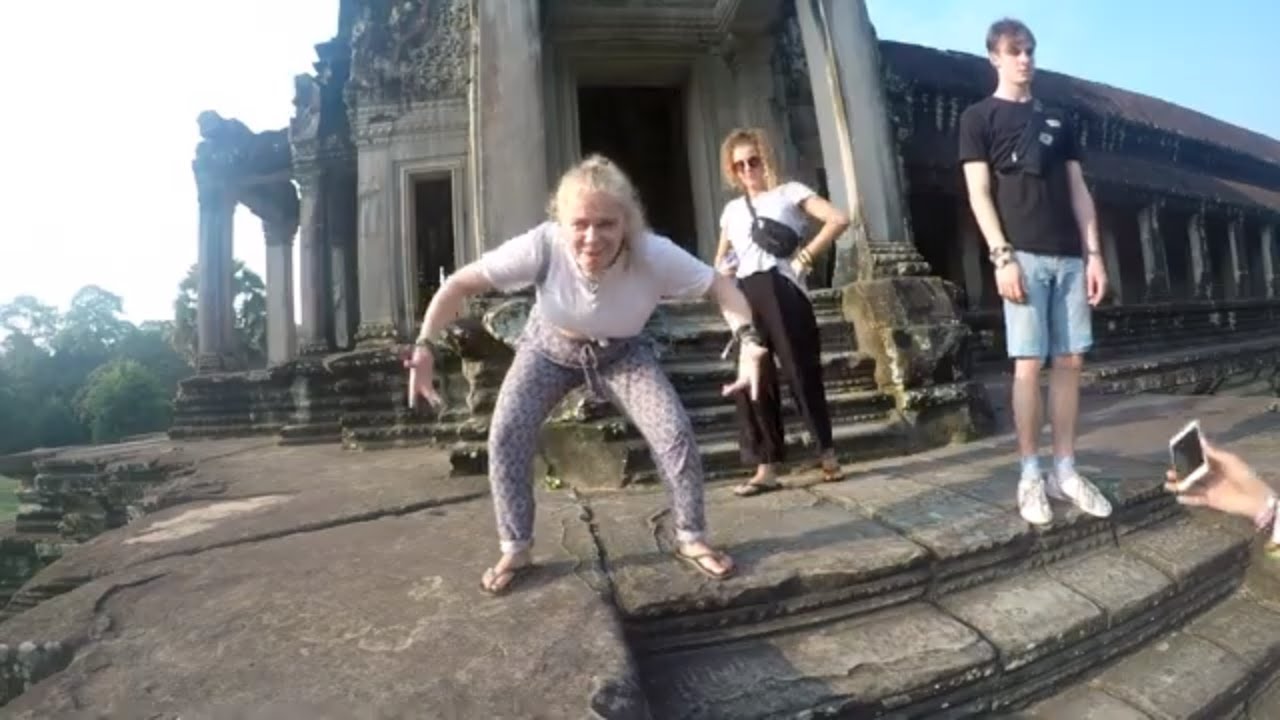 Cambodia Angkor Wat Temple Tour | World's Largest Hindu Temple Travel Siem Reap Angor Wat Vlog