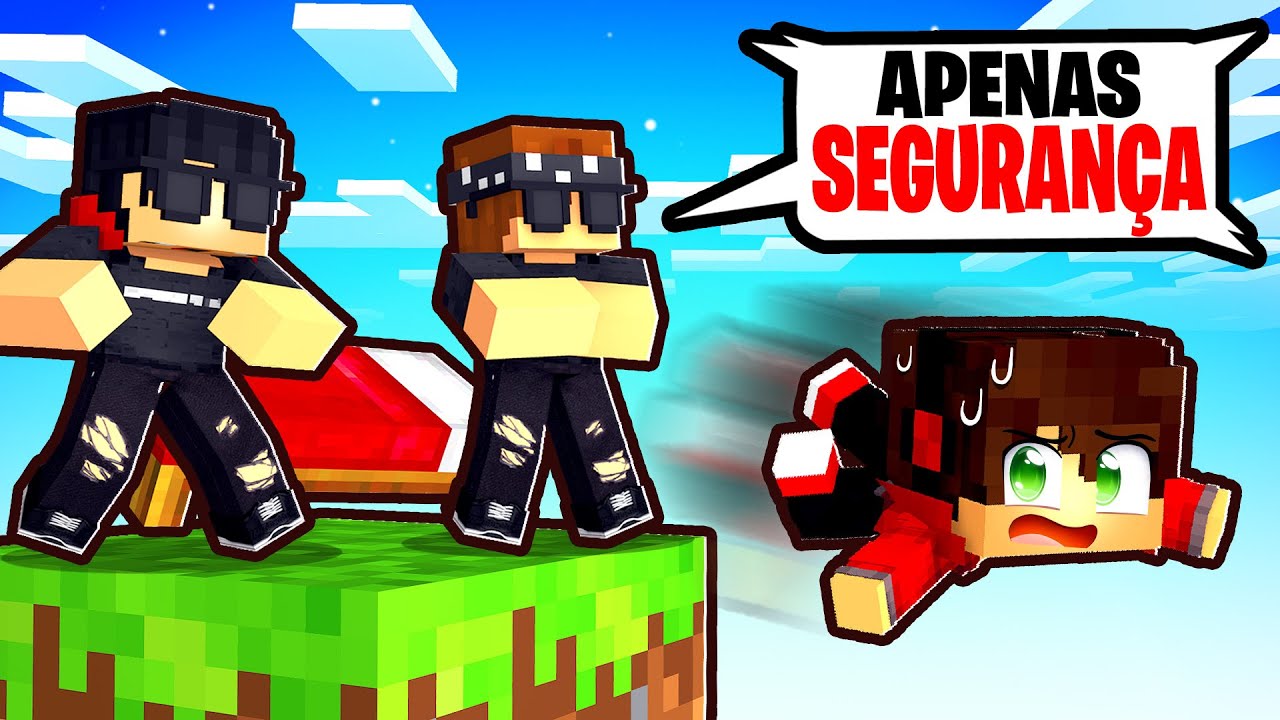GUIHH tem SEGURANÇAS PARTICULAR no BED WARS no Minecraft