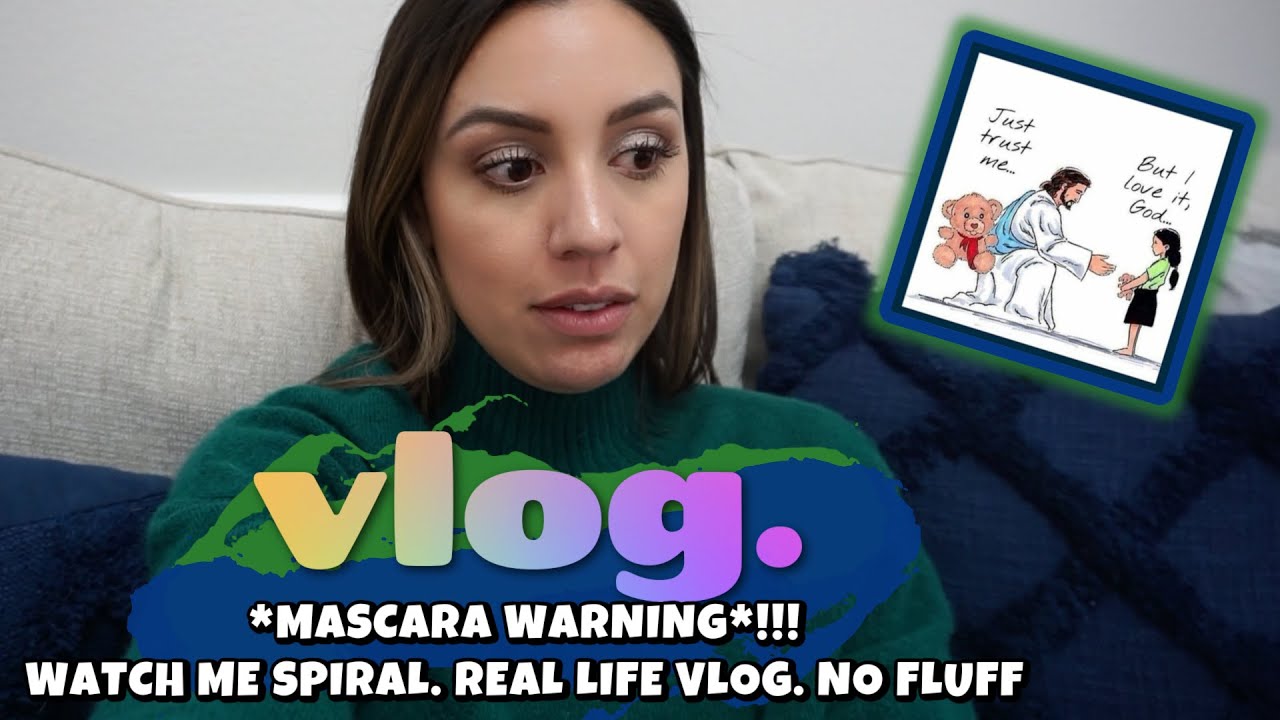VLOG | *Mascara warning⚠️* Watch me spiral...real life vlog.