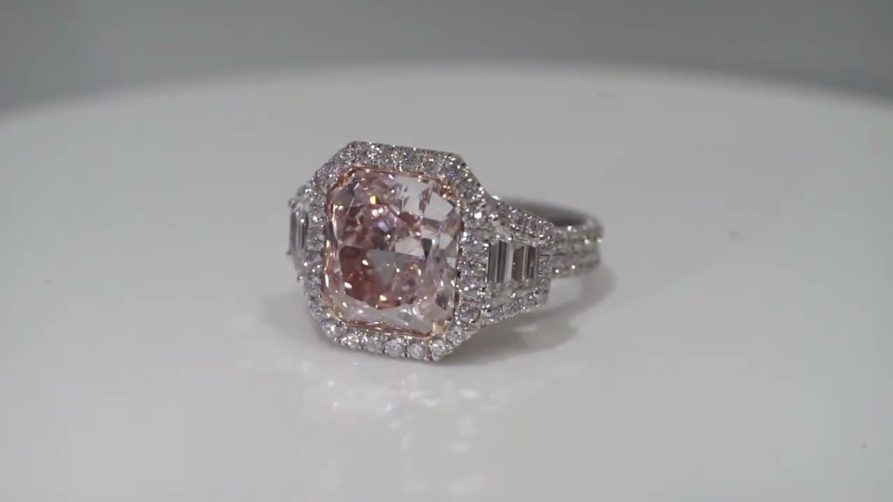 One Million Dollar Pink Diamond Ring by Mizrahi Diamonds Beverly Hills