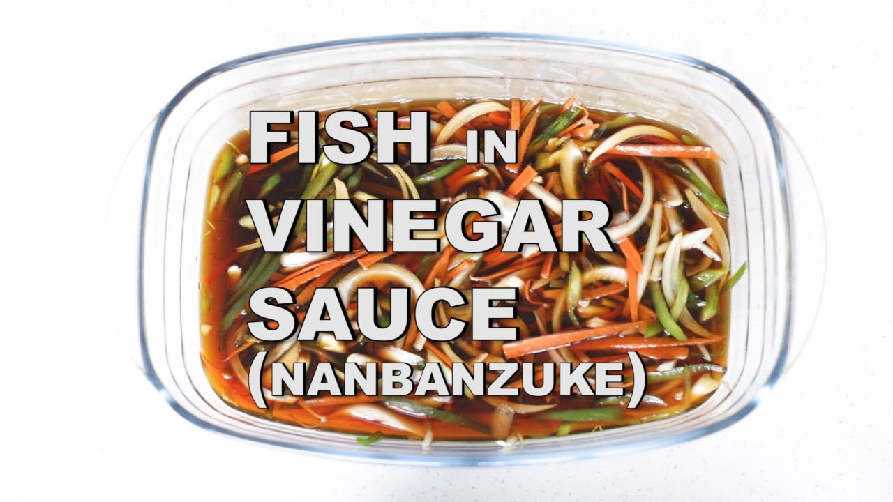 Fish in Vinegar Sauce: Reduced-carb, Gluten-free Nanbanzuke