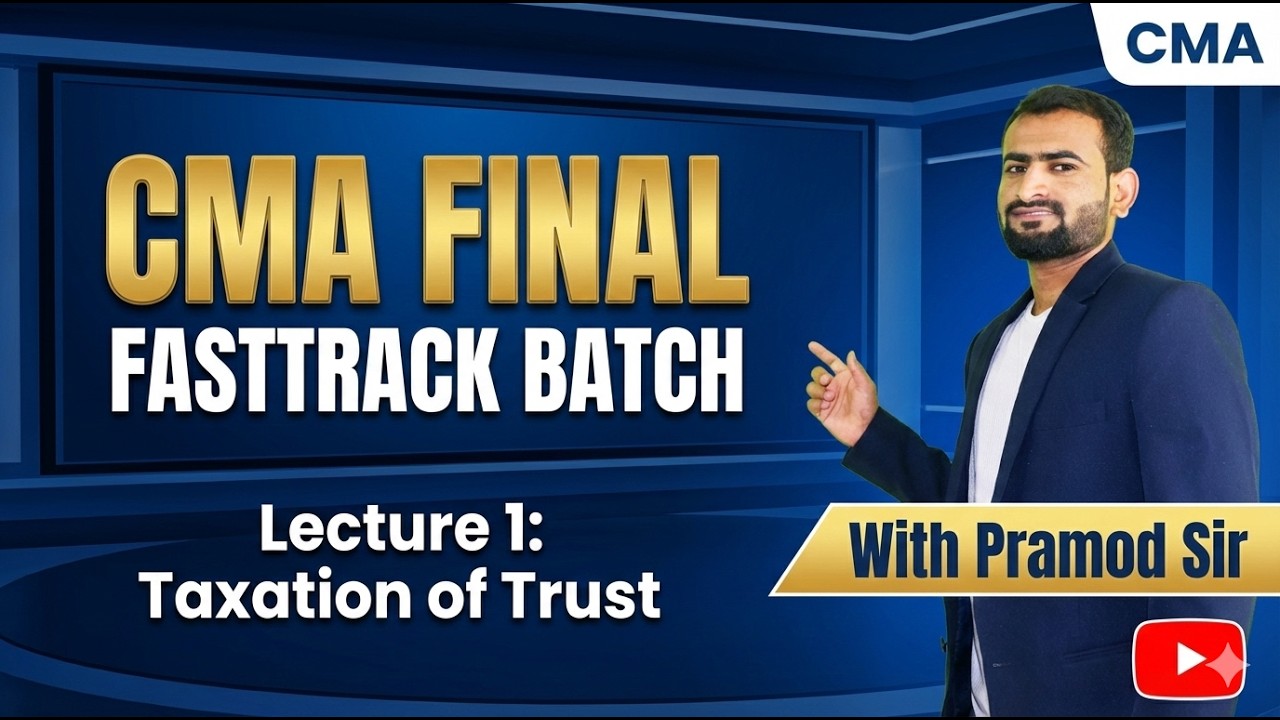CMA FINAL FASTRACK CLASS 1 TRUST REVISION.
