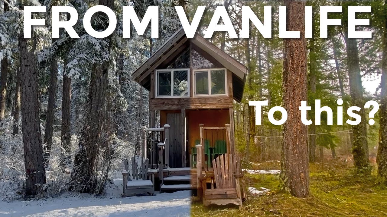 Tiny house off grid cabin restoration - Episode 1