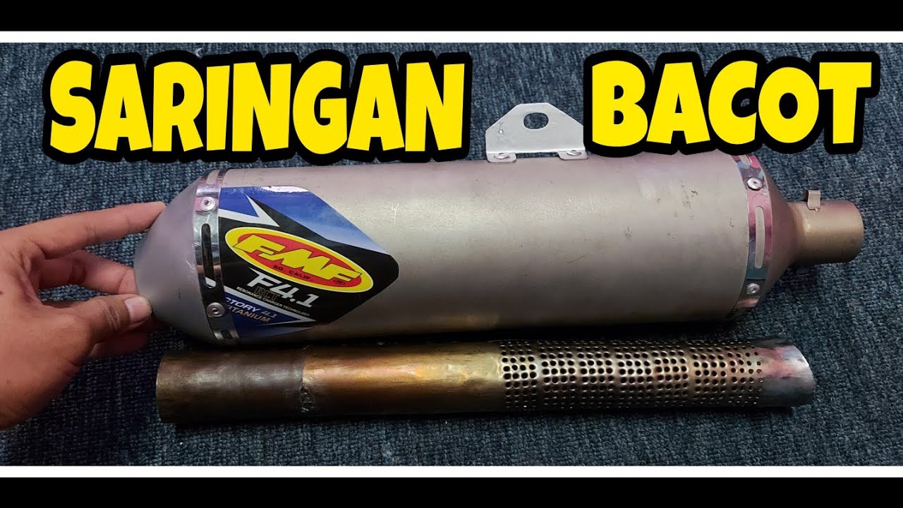 GANTI SARINGAN knalpot COPY FMF & custom ulang