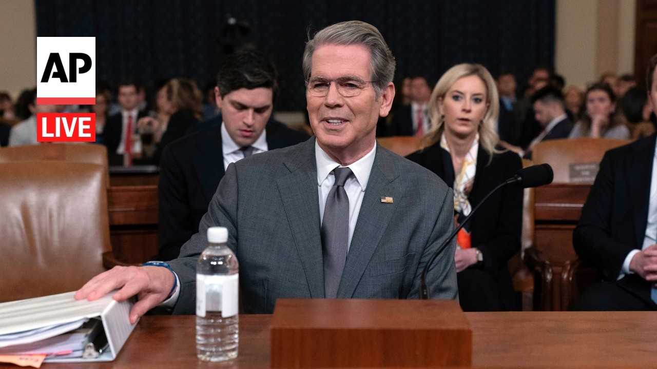 LIVE: Scott Bessent testifies at House hearing on Treasury Department&rsquo;s priorities