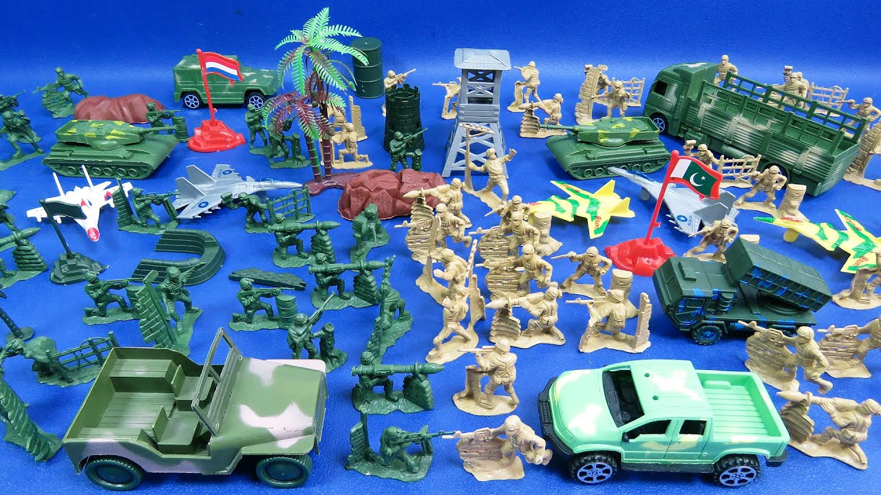 Bolsa de Artilleria Militar de Juguete! Carros, Tanques, Aviones, Soldados de Plástico | REVIEW