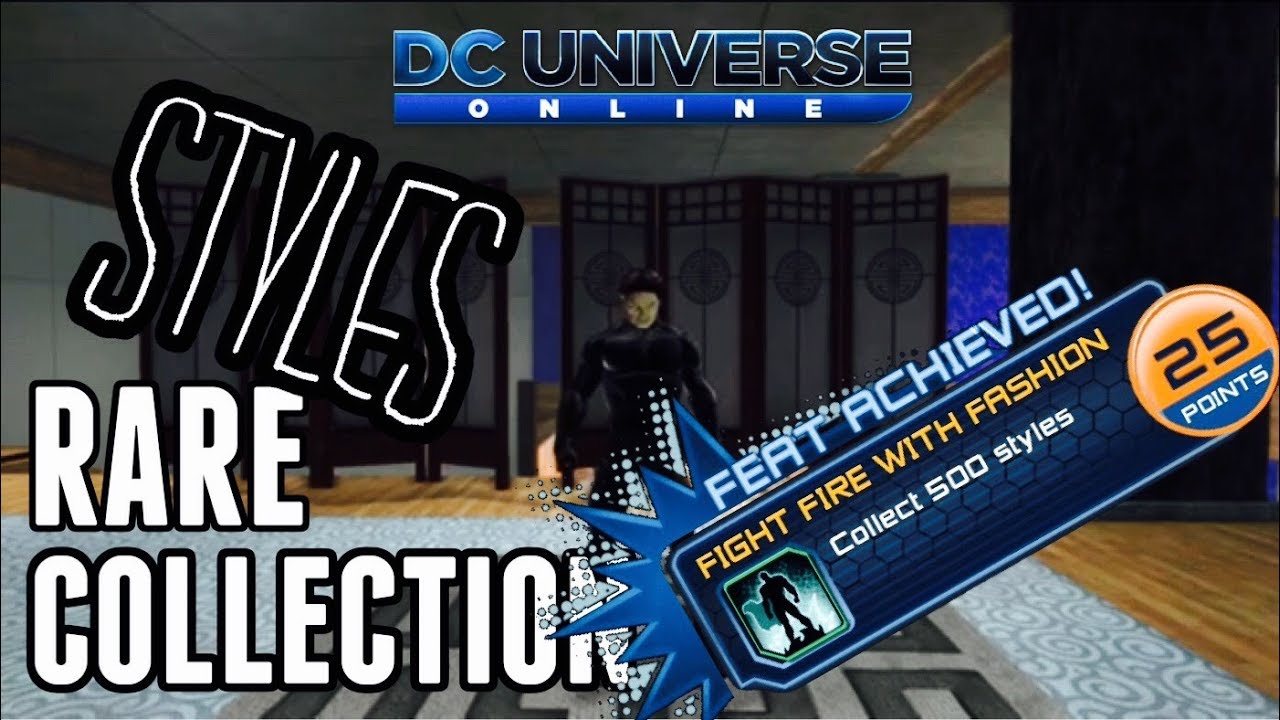 Dc Universe Online - Rare Collection Styles