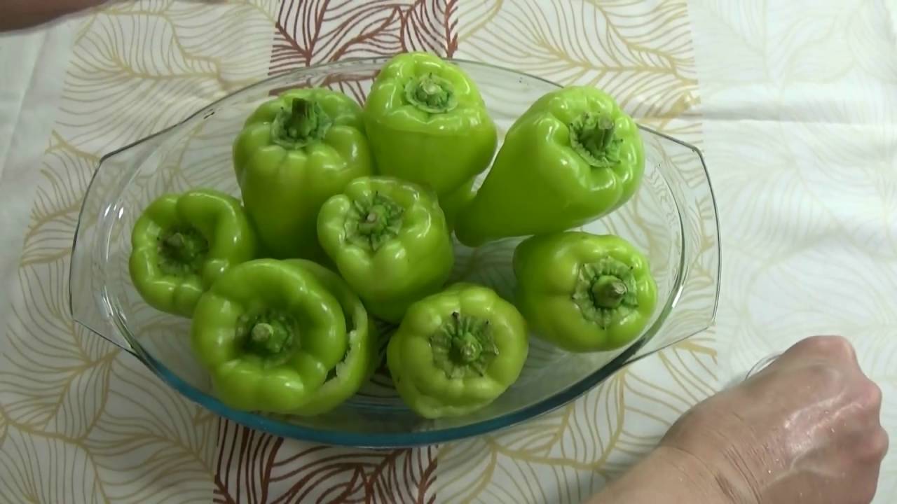 Speca te mbushur - Stuffed peppers