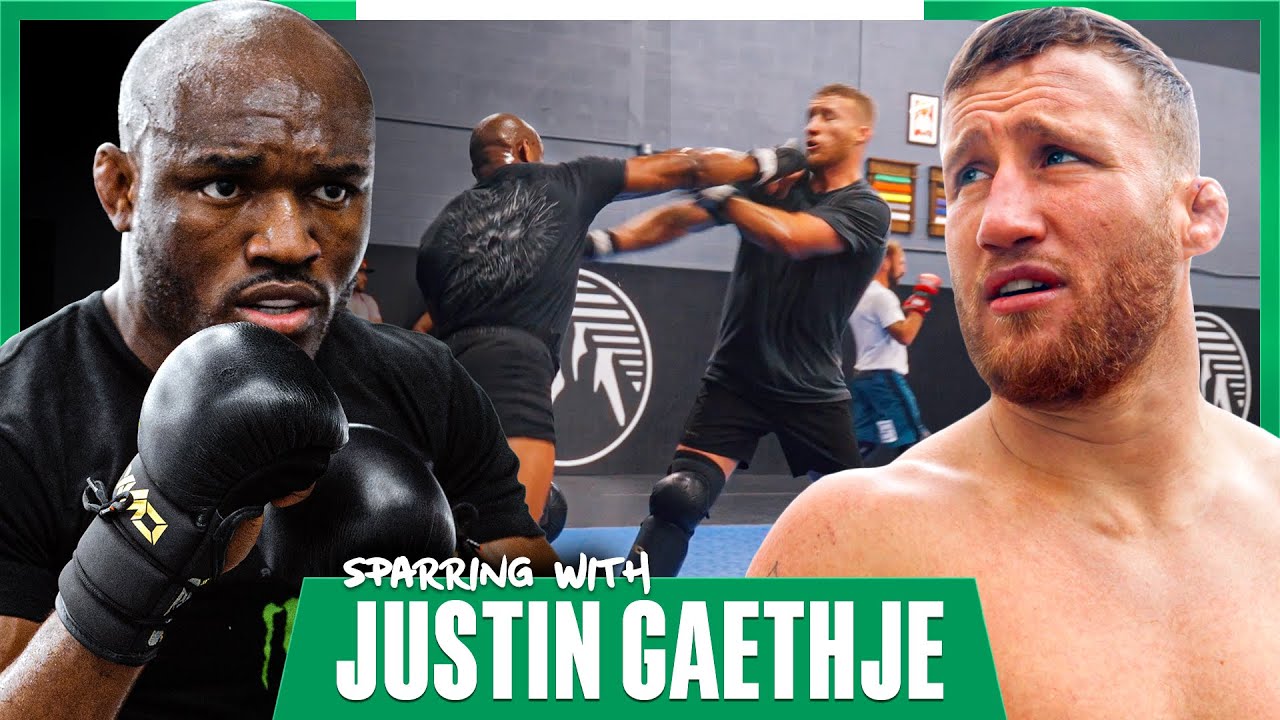 Sparring with 