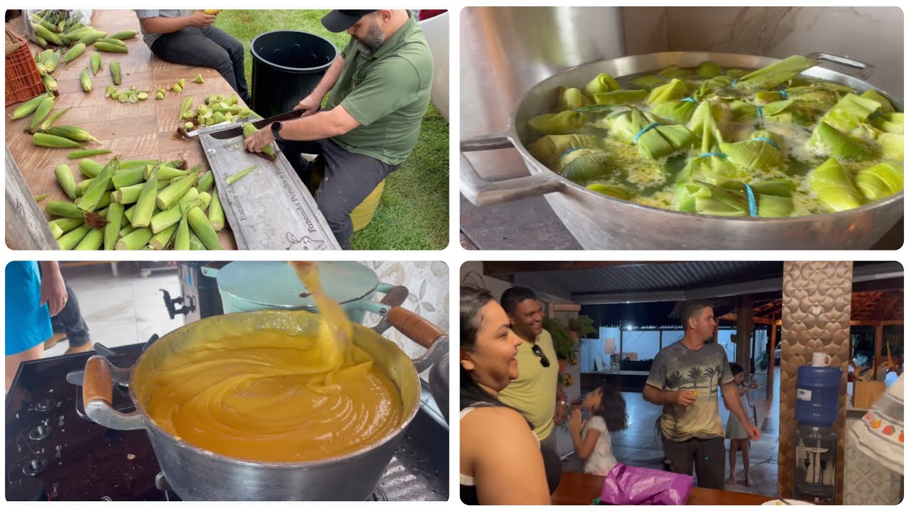 Fest na ROÇA | Pamonha 🫔 CURAL | Feijoada e MUITA alegria e CONVERSA boa | até ANOITECER