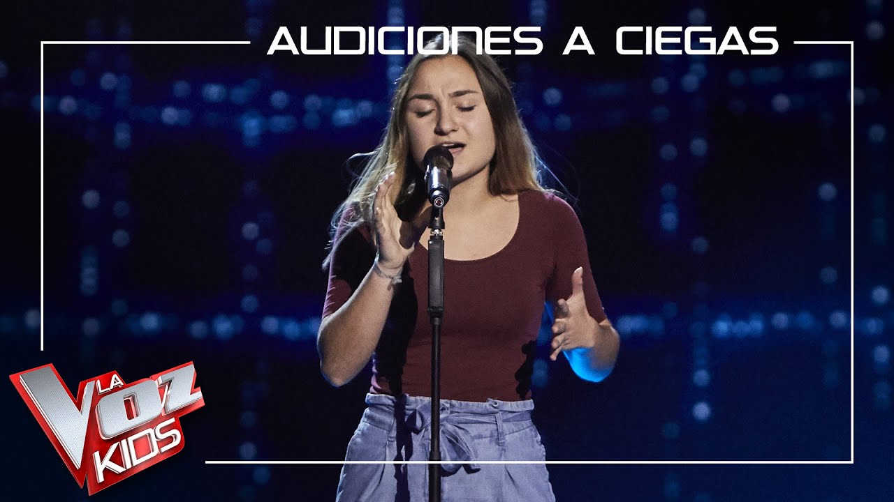 Noa Hernández canta 'Con la miel en los labios' | Audiciones a ciegas | La Voz Kids Antena 3 2021