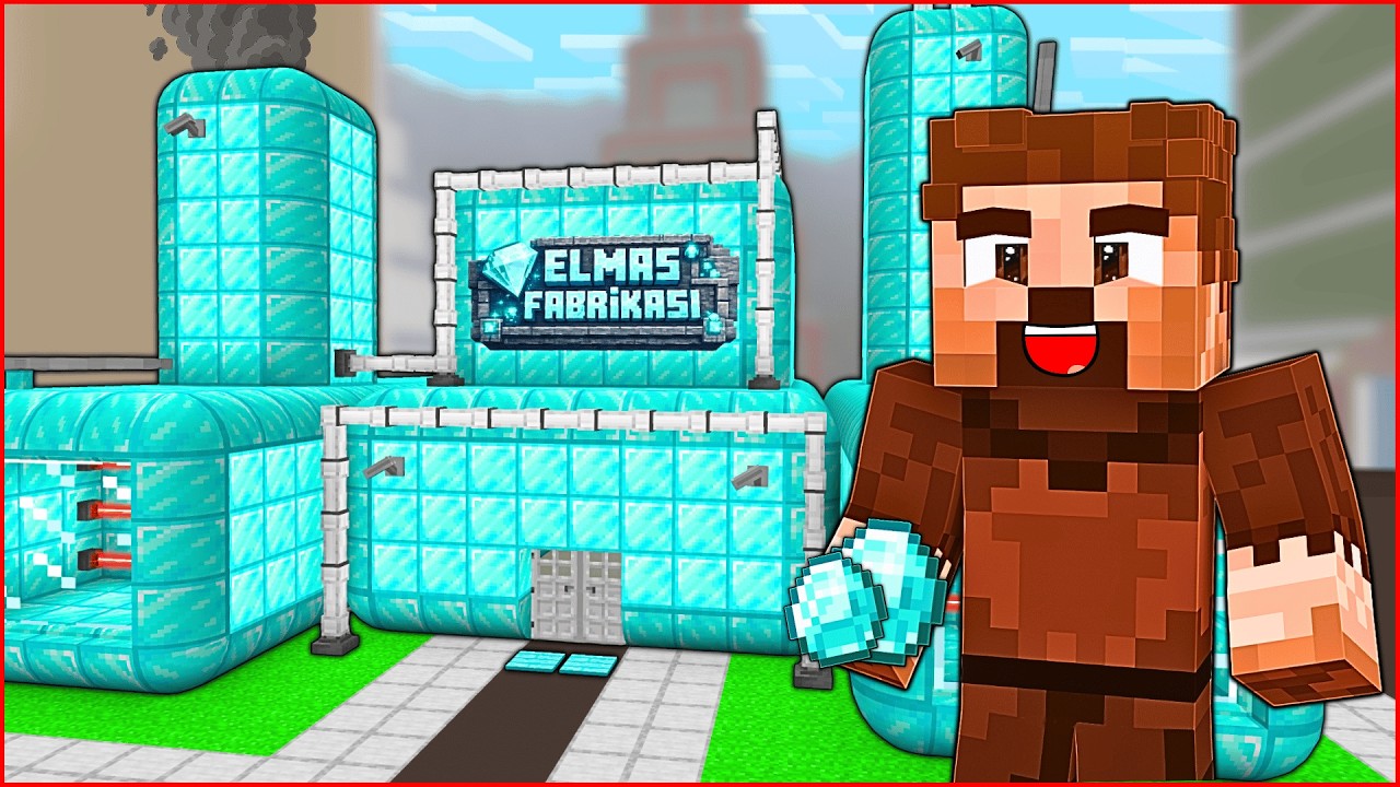 FAKİR ELMAS FABRİKASI YAPTIRDI! 😱 - Minecraft