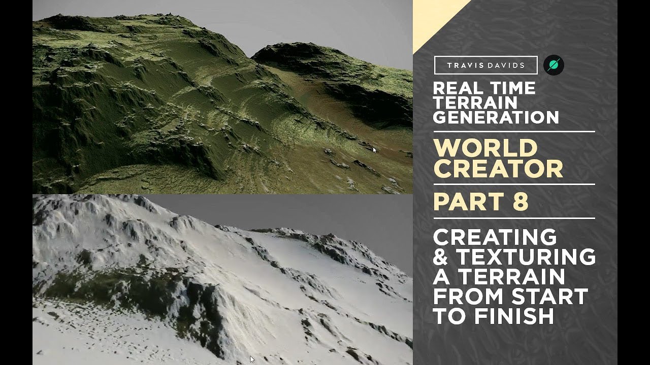 World Creator Introduction - PART 8 - Creating & Texturing A Terrain From Start To Finish