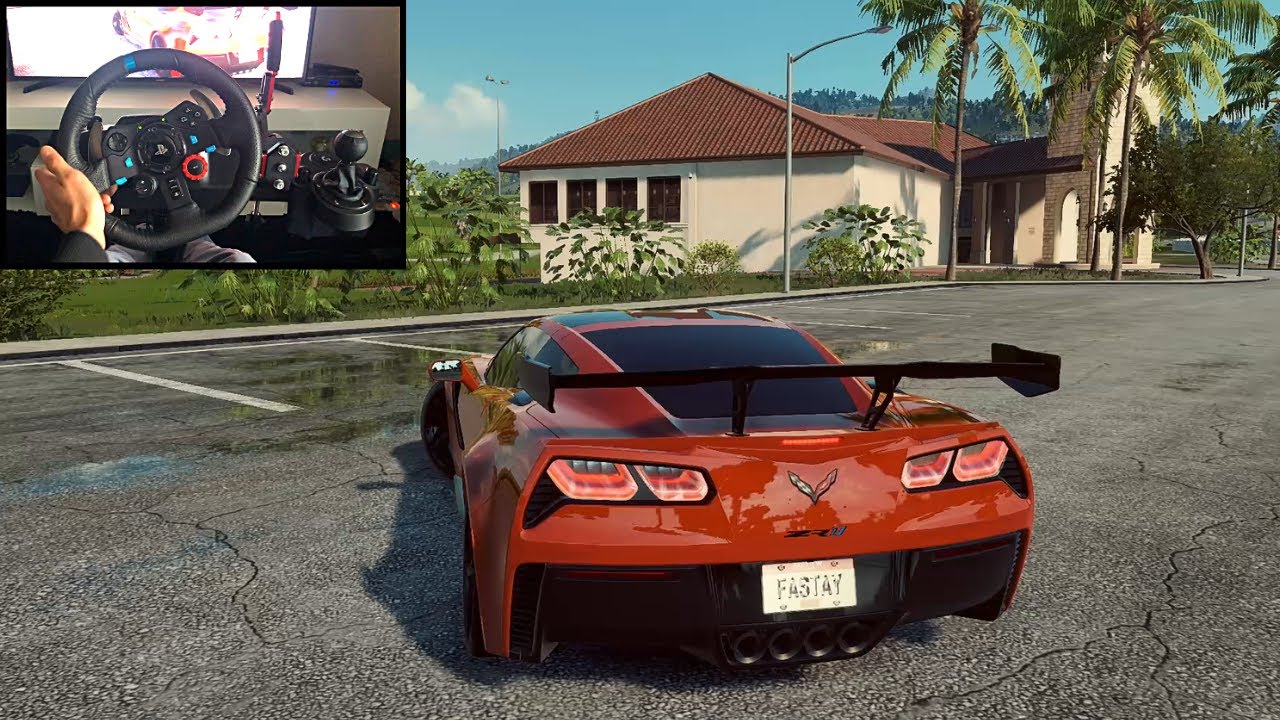 NFS HEAT CORVETTE ZR1 - LOGITECH G29 gameplay