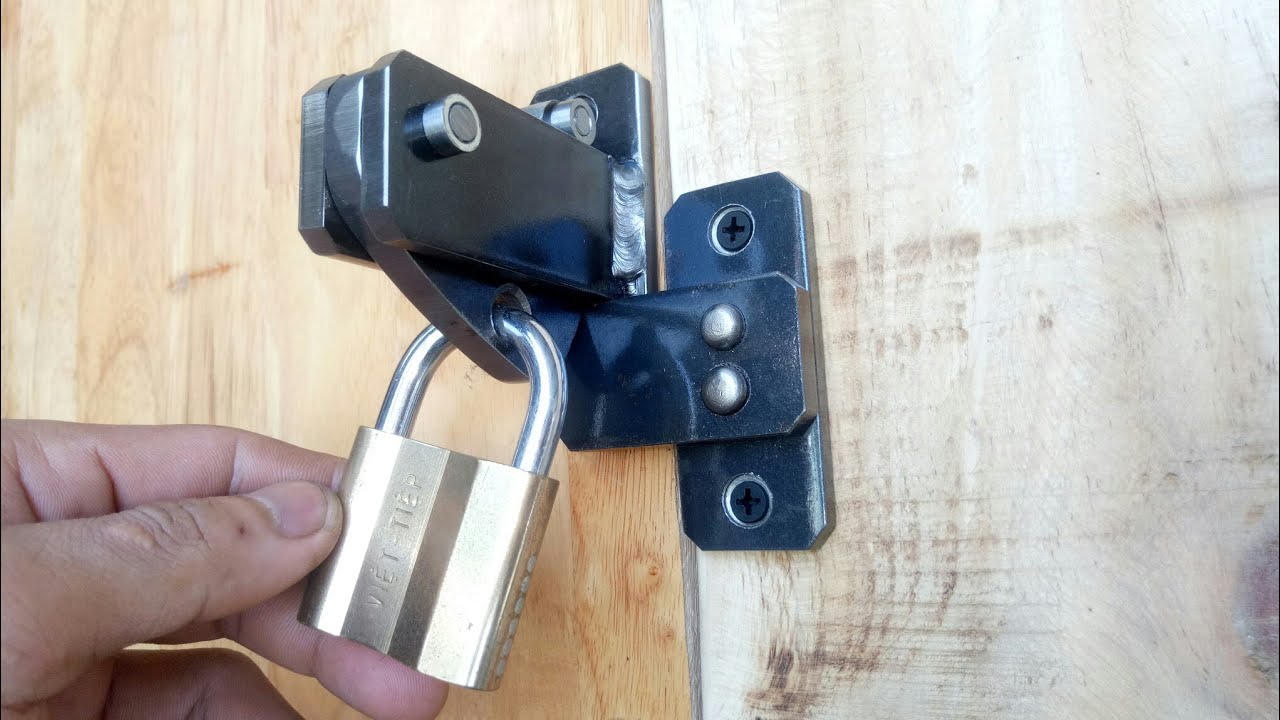 hướng dẫn làm chốt cửa tự động đóng tuyệt đẹp