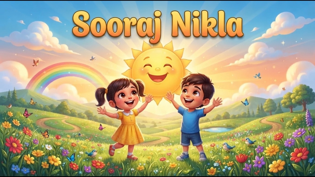 Suraj Nikla ☀️ | Hindi Rhymes for Kids | Hindi Kids Poem | Bal Geet | Nursery Rhymes
