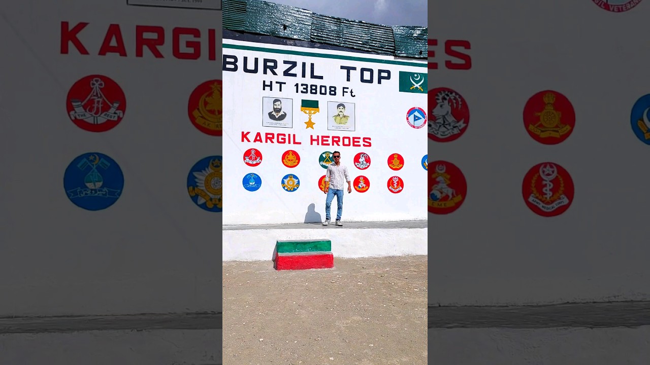 Burzil Top Height 13808 Kargil Heroes #shorts #shortfeed #viral