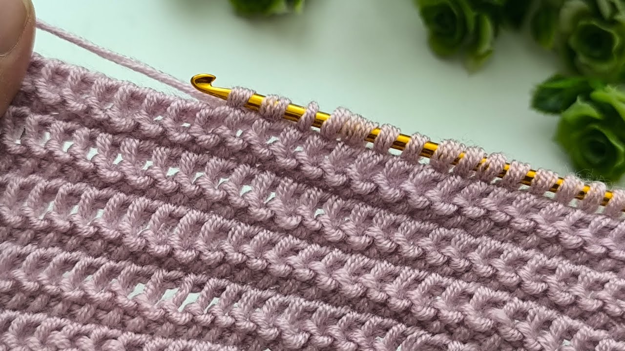 Very easy Tunisian crochet baby blanket and cardigan pattern #knitting #crochet