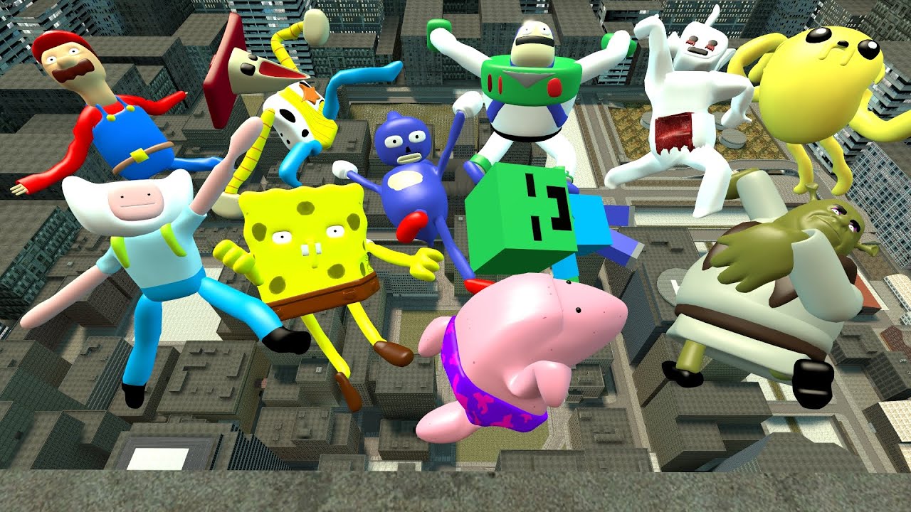SPARTAN KICKING & JUMPSCARES All NEW 3D Sanic Clones Memes (3D MEMES) in Garry's Mod!