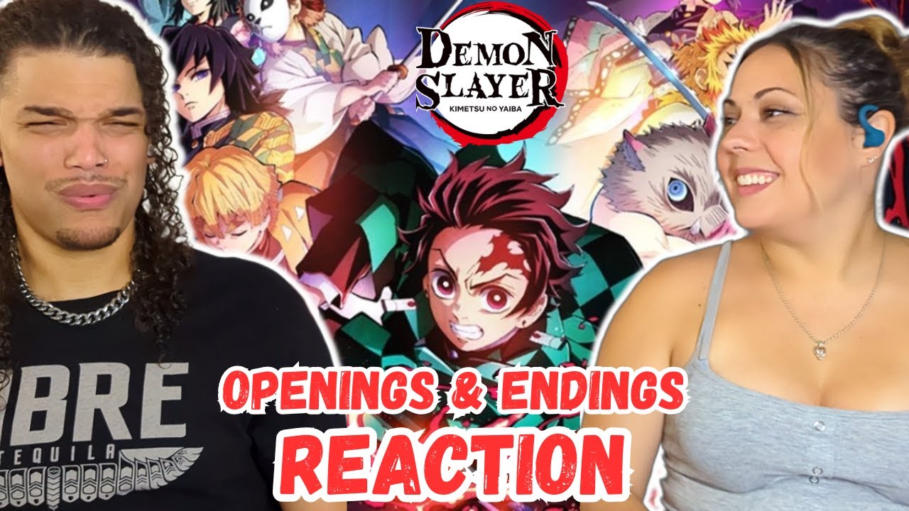 Reacting to EVERY DEMON SLAYER OPENING & ENDING!🎵| (Season 1-4 & MUGEN TRAIN)