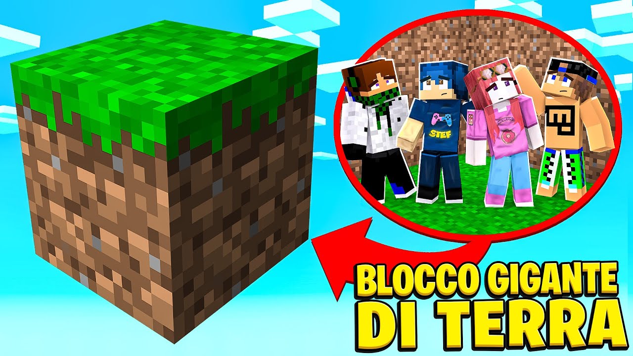 LA VITA DENTRO I BLOCCHI GIGANTI DI MINECRAFT!