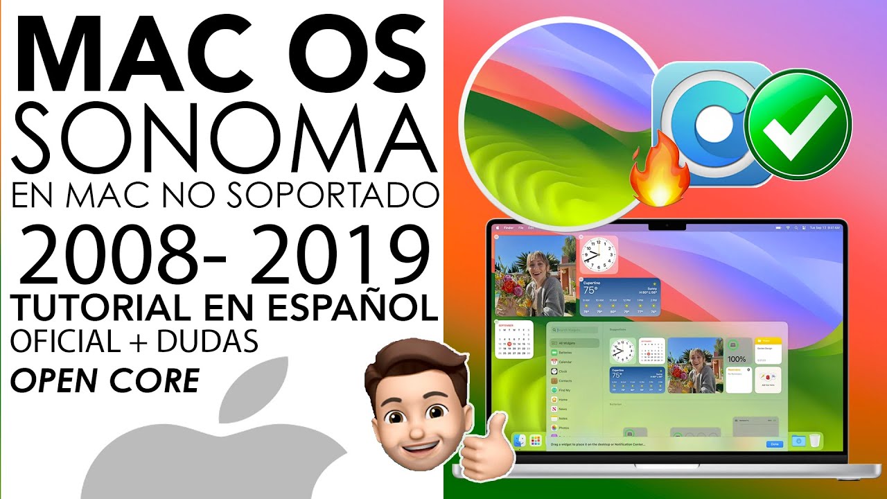 ►INSTALAR MacOS SONOMA🔥(OFICIAL) En MAC NO SOPORTADO 2008 - 2019 • OpenCore Legacy + DUDAS (FACIL)