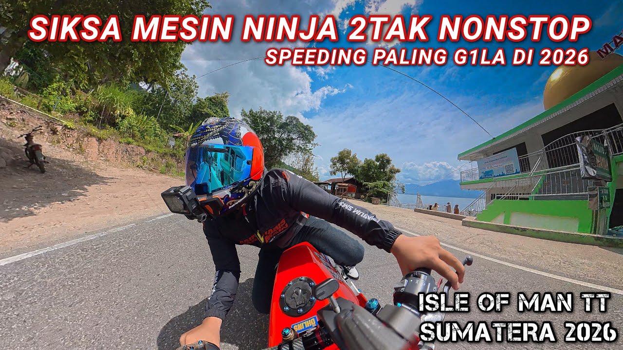 Saling Adu Top Speed Ninja 2 Tak | ISLE OF MAN TT SUMATERA 2026‼️