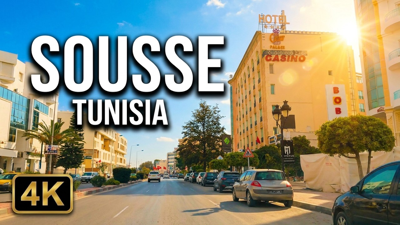 Sousse Driving Tour 🇹🇳 Tunisia 4K HDR