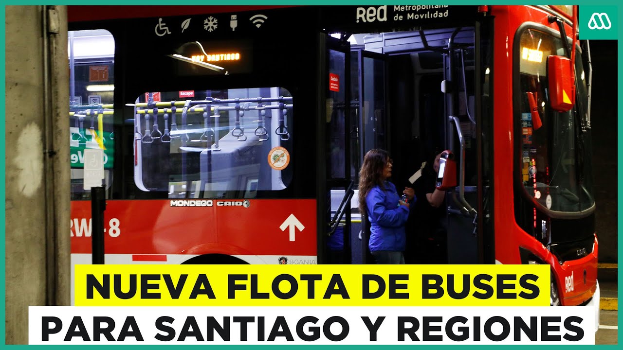 Nueva flota de buses para Santiago y regiones: 1200 llegarán durante el año