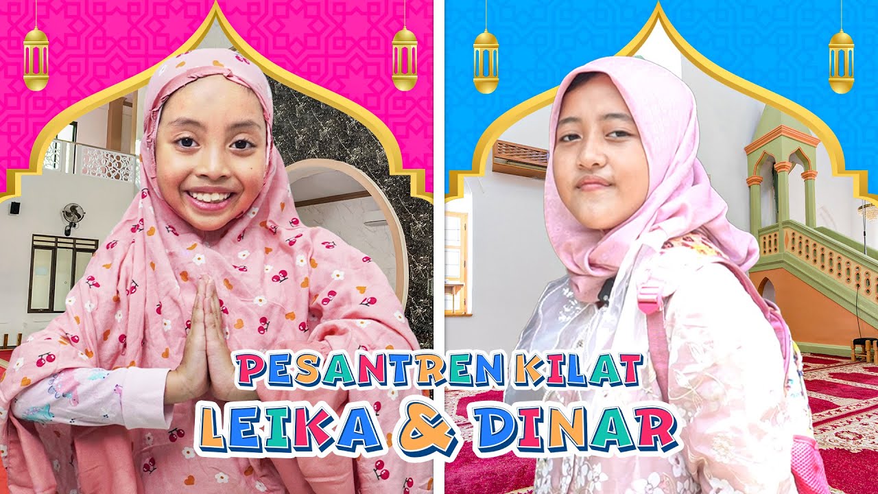 SANTRI LEIKA VS SANTRI DINAR 😍 NYOBAIN PESANTREN KILAT RAMADHAN