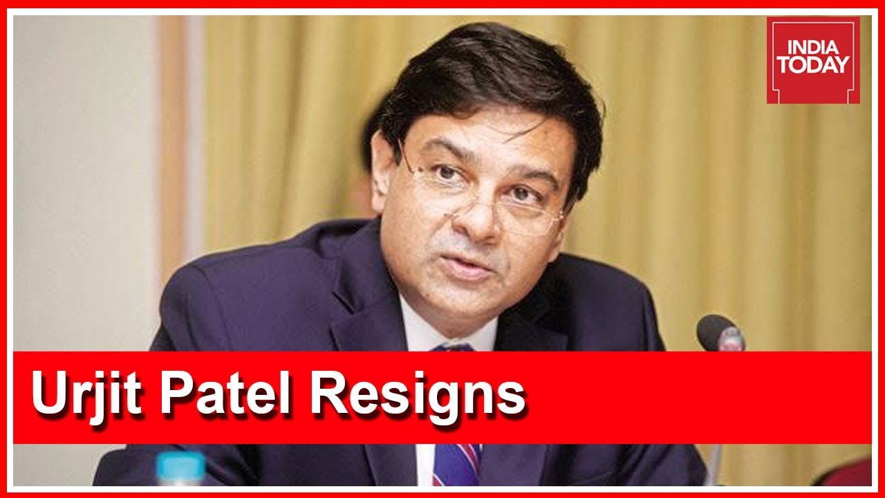 Breaking | RBI Governor Urjit Patel Resigns Citing Personal Reasons