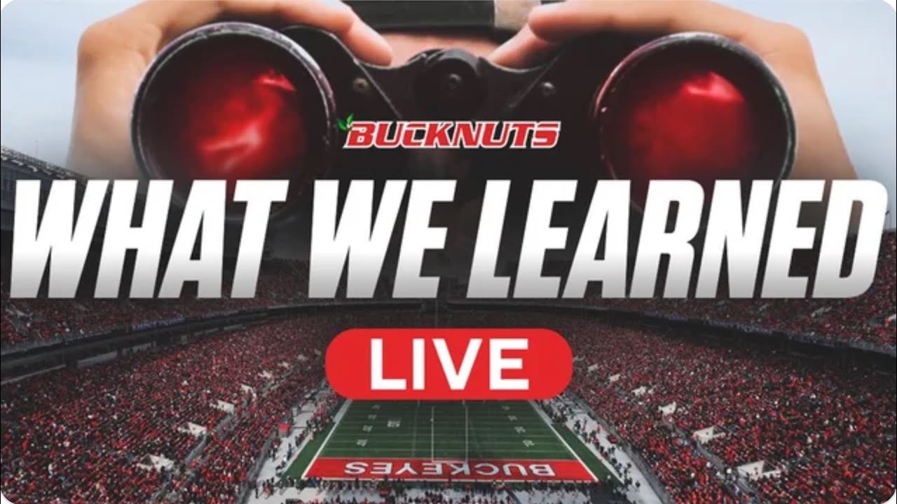 What We Learned Live: Reactions following Ohio State's 27-9 win over Michigan