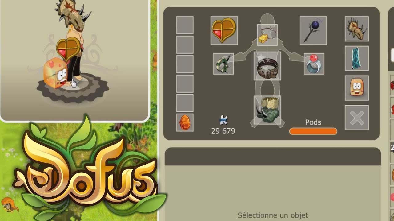 DOFUS RETRO SACRIEUR 129 PERCEPTEUR   !
