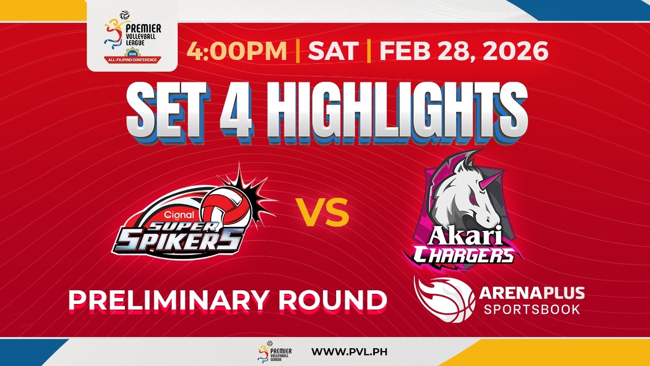 Cignal vs. Akari - 4th Set Highlights