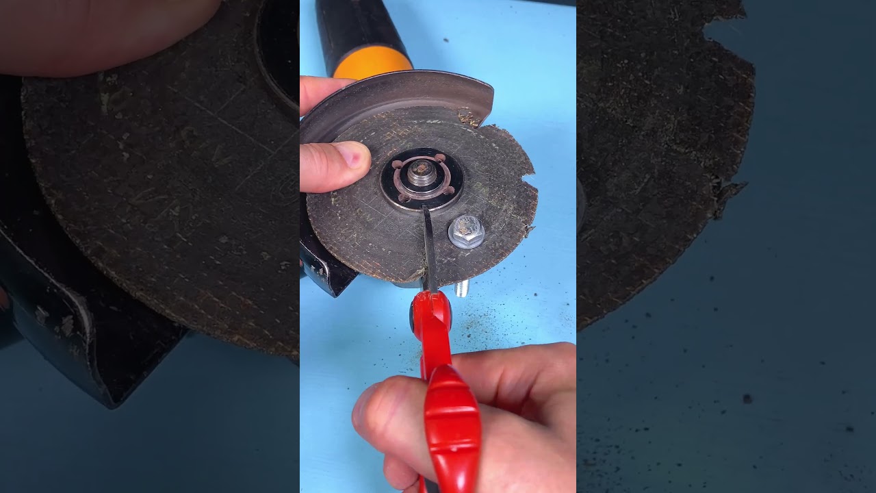 An ingenious idea with an old cutting disc  #diy #tips #lifehacks