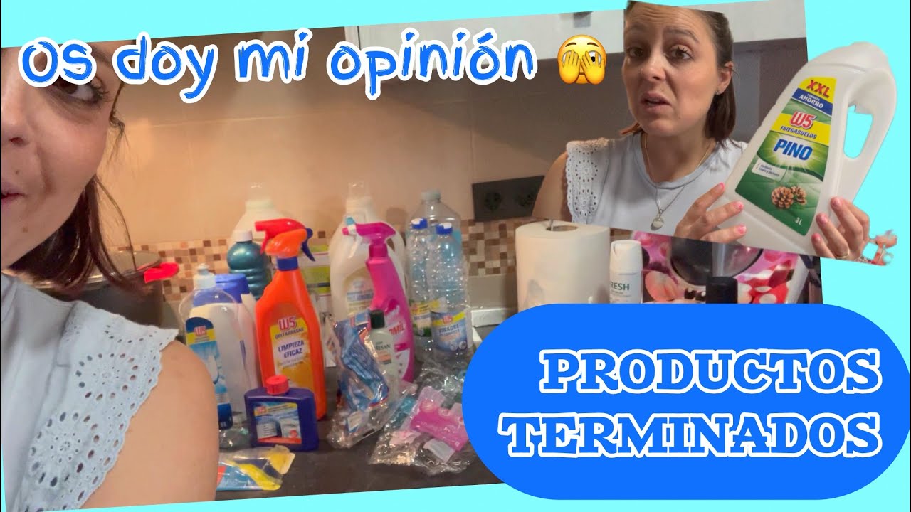 PRODUCTOS TERMINADOS♻ PRODUCTOS HIGIENE Y LIMPIEZA🔴OS DOY MI OPINIÒN🤔