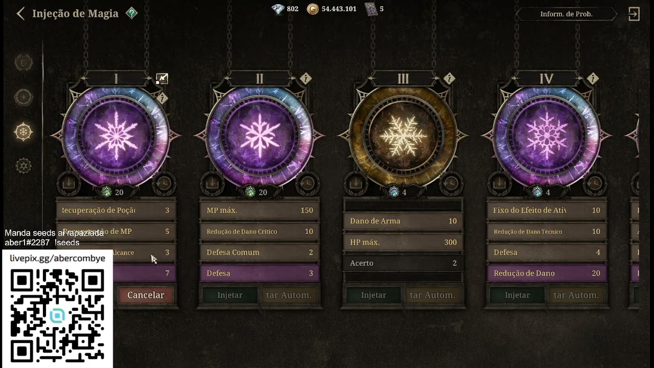 EVENTO DE INJEÇÃO DE MAGIA! AJEITEI TUDO!