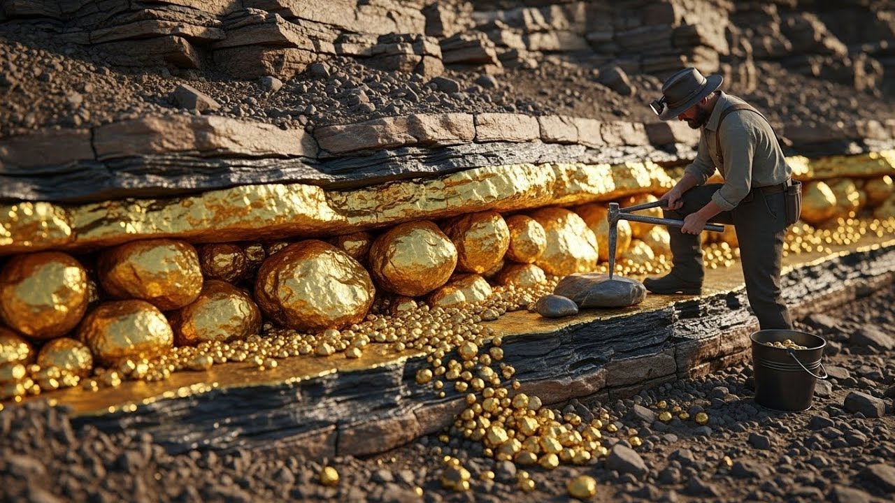 Real Gold Found – Biggest Nugget I’ve Ever Seen! Hidden Gold Treasure Discovered in Nature!